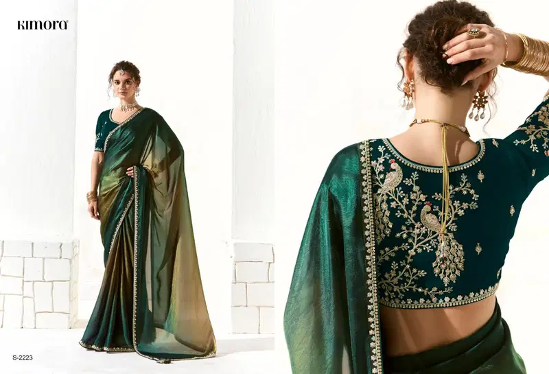 Runway By Kimora Organza Tissue Designer Saree Wholesale Shop In Surat